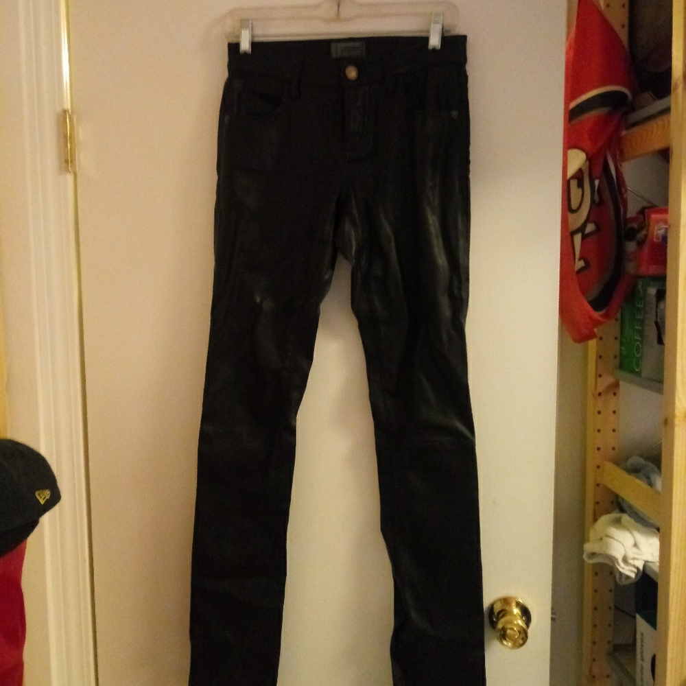 Current Elliott leather pants